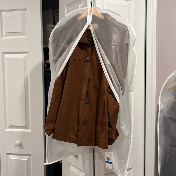 Michael Kors Women’s Tan Camel Suede Jacket - Picture 3 of 11